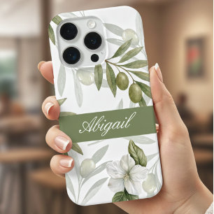 Sage Intemporel Olive Aquarelle Chic Nom