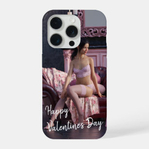 Saint Valentin Beauté en Lingerie sur le canapé