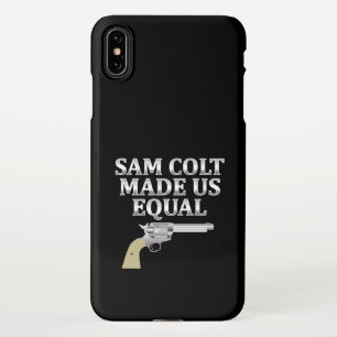 Coque iPhone XS Max Sam colt made us equal