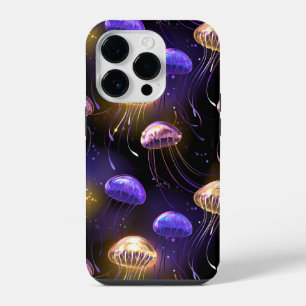Coque Pour iPhone 14 Plus Sans joint avec méduse éclatante