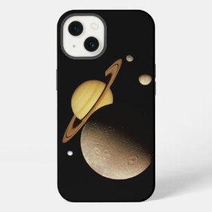 Etui iPhone 13 Saturne et ses lunes