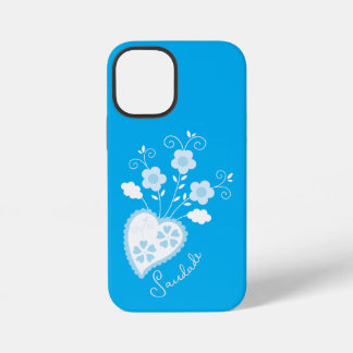 Coque iPhone 12 Mini Saudade veut dire que tu me manques coeur portugai