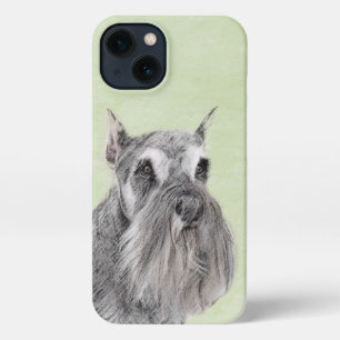 Etui iPhone 13 Schnauzer (Giant, Standard) Peinture - Chien Art