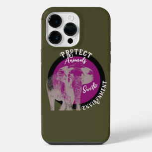 Coque Pour Pour iPhone 14 Pro Max Sentinelle de l'harmonie : un appel à la conservat