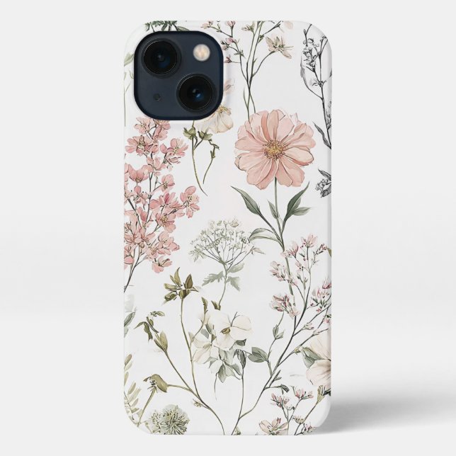 Coque iPhone Serene Petals (Verso)
