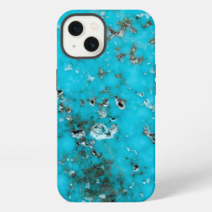 Etui iPhone 13 Série Pierres Précieuses - Turquoise Défectueux Su