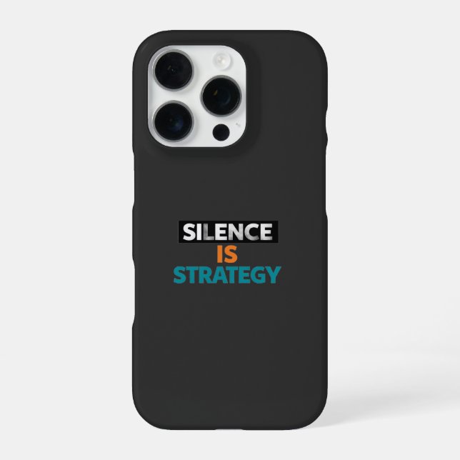 Coque iPhone Silence is (Verso)