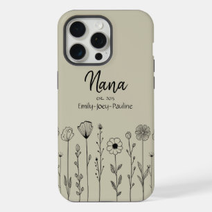 Simple Floral Nana Titre personnalisé