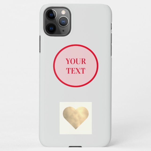 COQUE iPhone SIMPLE MODERNE MODERNE MONOGRAM ÉLÉGANT CHIC STYLE (Dos)
