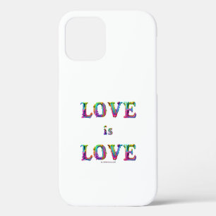 Coque iPhone 12 Pro SlipperyJoe l'amour est amour dégoulinant fondu dy