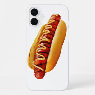 Coque iPhone 16 Plus SlipperyJoe's hot dog ambiance estivale BBQ niché