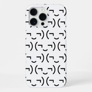 Coque iPhone 16 Pro Max Smug Emoticon (‿MD) Kaomoji japonais