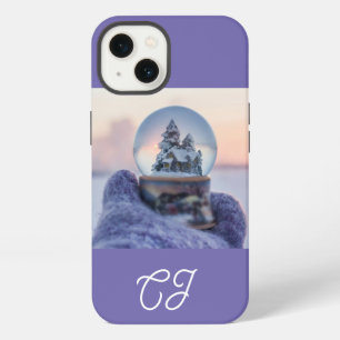 Etui iPhone 13 Snowball Noël arbre hiver neige neige