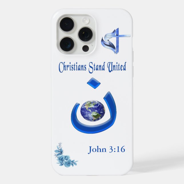 Coque iPhone Solidarité chrétienne (Verso)