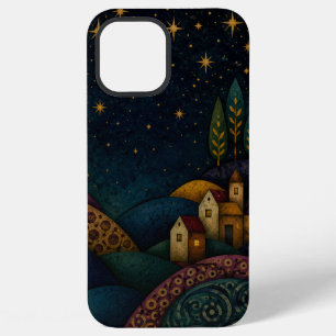 COQUE iPhone 12 PRO MAX SOUS LE CIEL ÉTOILÉ BLEU