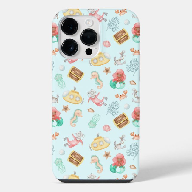 Coque iPhone Sous l'océan (Verso)