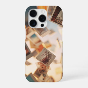 Coque iPhone 16 Pro Souvenirs Polaroïd Flottants