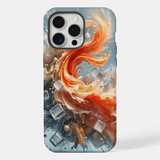 Coque iPhone Splash tropical (Verso)