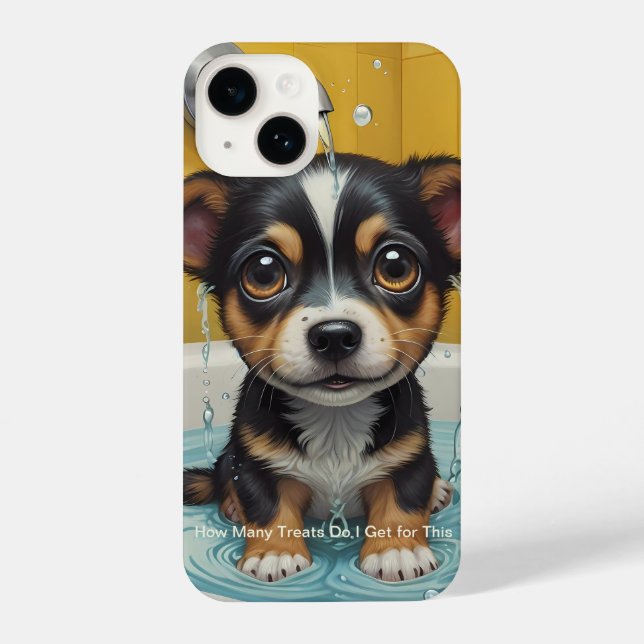 Coque iPhone Splish Splash Cute Funny Posters avec citations (Verso)