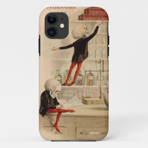 Coque iphone squelettique de docteur Pharmacist