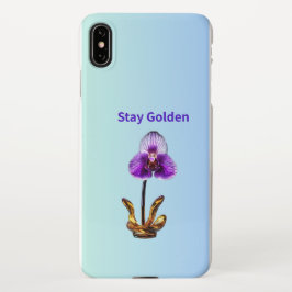 Coque iPhone XS Max Stay Golden Orchid
