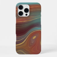 Strata automne | Terra Cotta Turquoise et Gold Aga