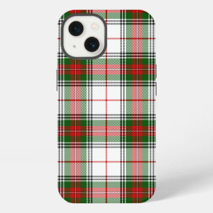 Etui iPhone 13 Stuart / Stewart carreaux rouge vert blanc