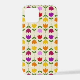 Coque iPhone 12 Pro Style scandinave coloré sur Crm Flower Motif