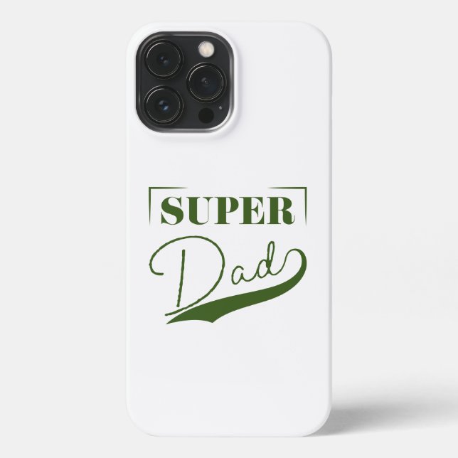 Coque iPhone Super papa (Verso)