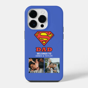 Coque Pour iPhone 14 Plus Superman "Ce Super Papa Appartient À"