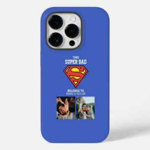 Coque Pour iPhone 14 Plus Superman "Ce Super Papa Appartient À"