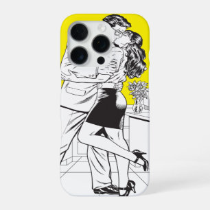 Coque iPhone 16 Pro Superman Noir et Blanc 5