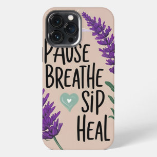 Etui iPhone 13 Pro Max ✨ Suspendre la respiration - guérir la sip   Desig