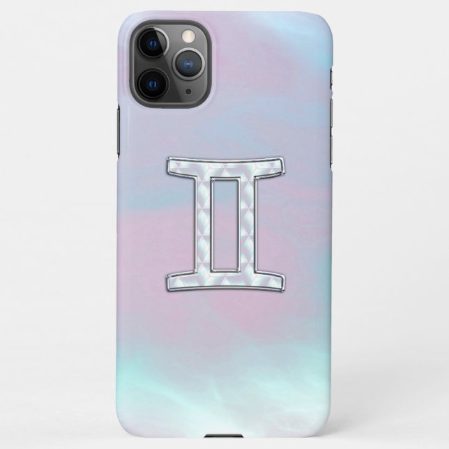 Coque iPhone Symbole Gemini Zodiac (Dos)