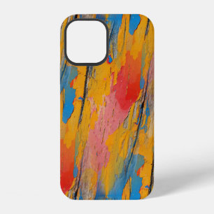 Coque iPhone 12 Tache de peinture colorée