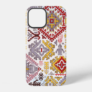 Coque iPhone 12 Tapis indien motif ornement paisley. Ethnique Mand