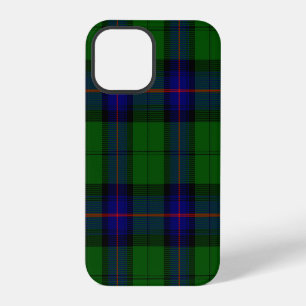 Coque iPhone 12 Pro tartan Armstrong bleu et vert à carreaux