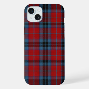 Tartan MacTavish Rouge et Bleu Carreaux