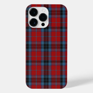 Coque Pour Pour iPhone 14 Pro Max Tartan MacTavish rouge et bleu plaid