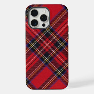 tartan Royal Stewart rouge carreaux noirs