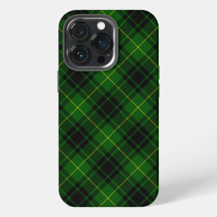 Etui iPhone 13 Pro tartan vert MacArthur à carreaux