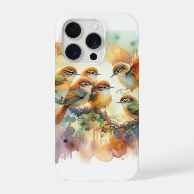 Coque iPhone Tawnycrowned Pygmy Tyrants 030624AREF123 - Waterco (Verso)