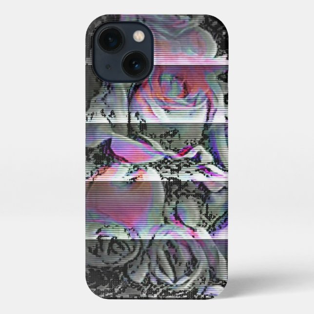 Coque iPhone Techno Bouquet (Verso)