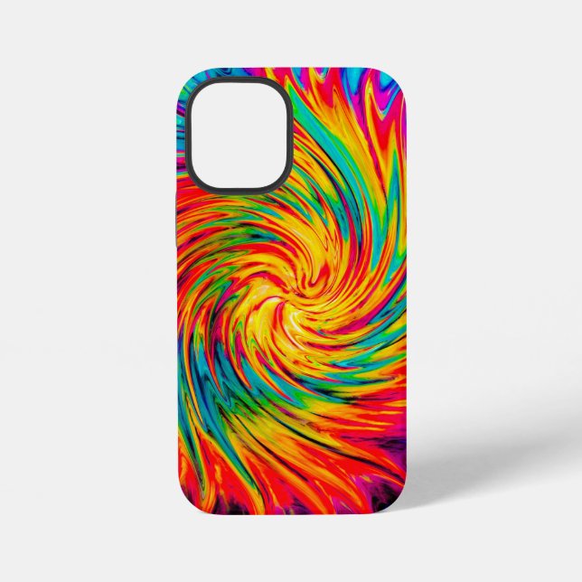 COQUE iPhone TEINTURE LIE VENT ABSTRAIT (Verso)