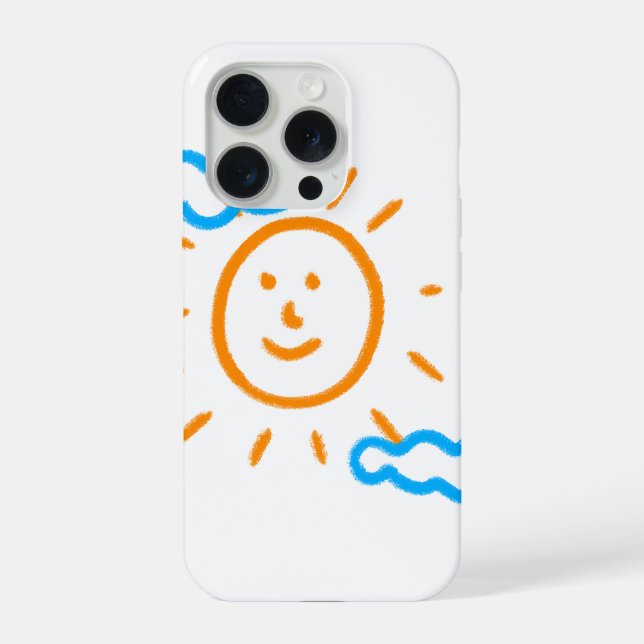 Coque iPhone Télécharger des enfants Dessiner Transformer des e (Verso)
