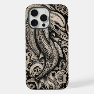 Téléphone Os Scrimshaw Dauphin