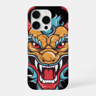 Coque iPhone 16 Pro Tête de dragon féroce