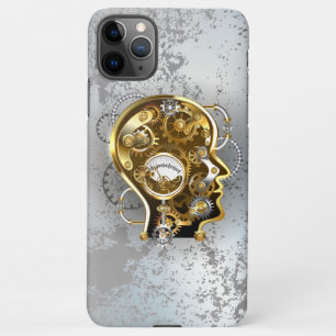 Coque iPhone 11Pro Max Tête de vapeur avec manomètre