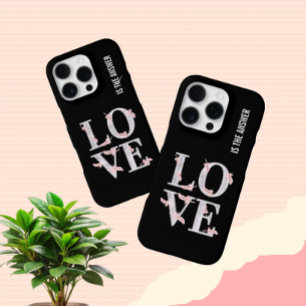 Coque iPhone 16 Pro Texte AMOUR