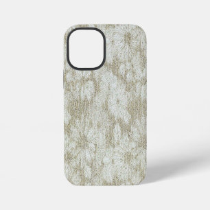 Coque iPhone 12 Mini Texture crémeuse veloutée de marguerite florale